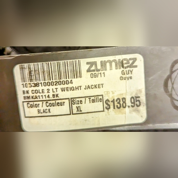 Brand New Men's X-Large Bench Coat with Tags - Picture 3 of 5